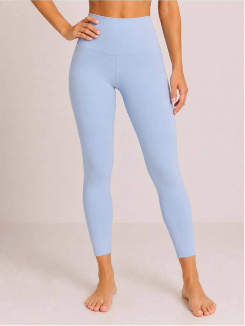 Lululemon Align HR Pant Double Lined Sz 4 Powder Blue EUC
